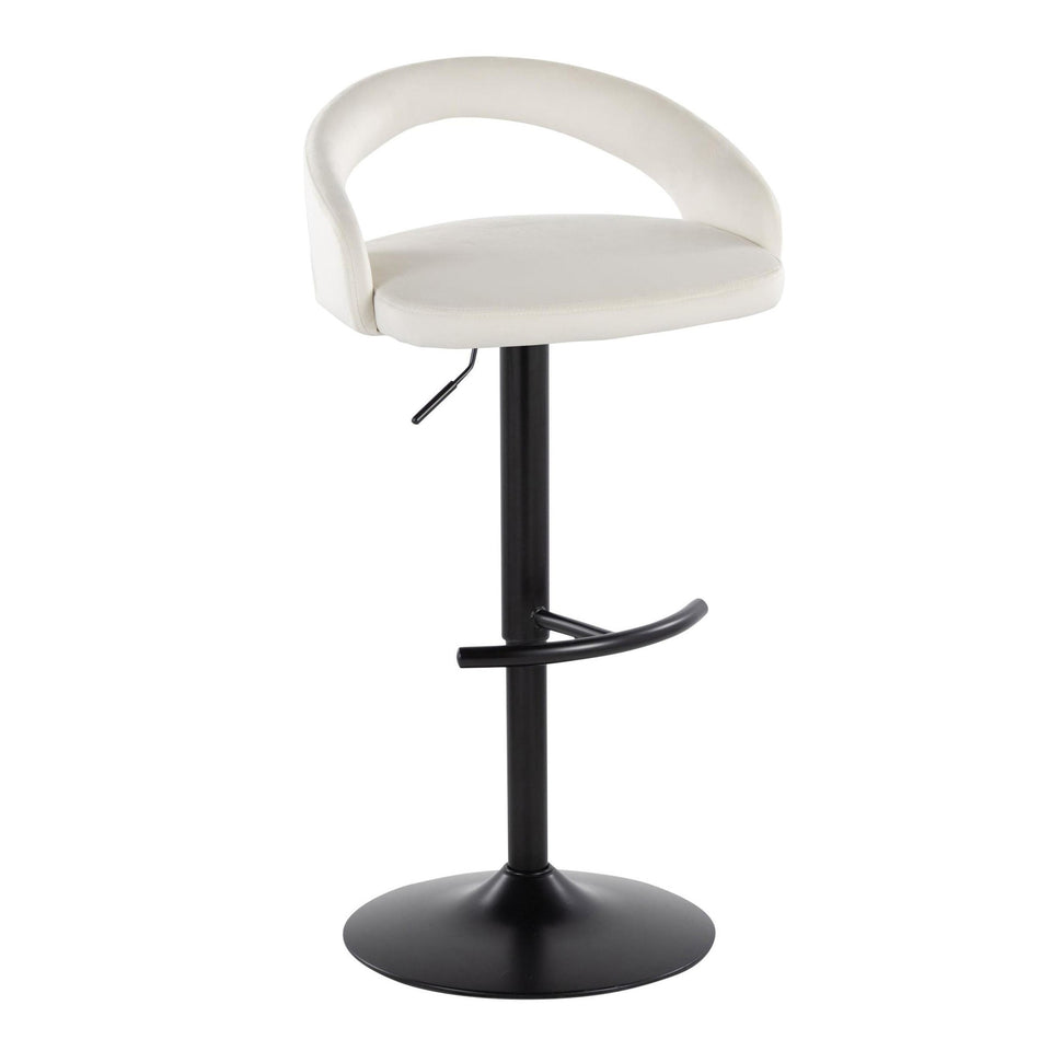 Grotto Upholstered Adjustable Barstool - Set of 3