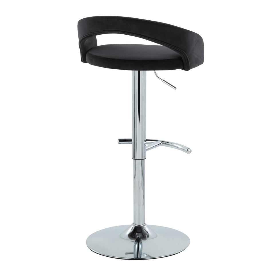 Grotto Upholstered Adjustable Barstool - Set of 3