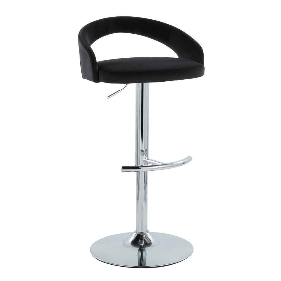 Grotto Upholstered Adjustable Barstool - Set of 3