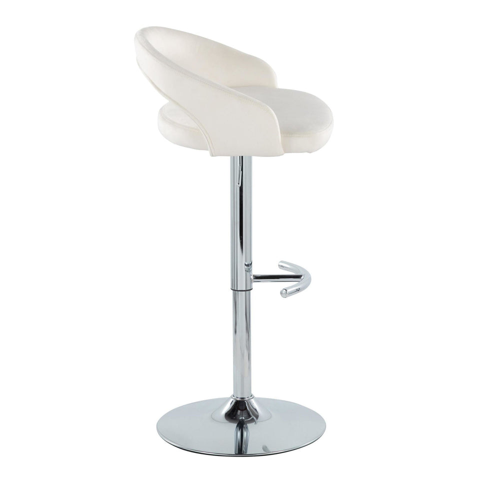 Grotto Upholstered Adjustable Barstool - Set of 3