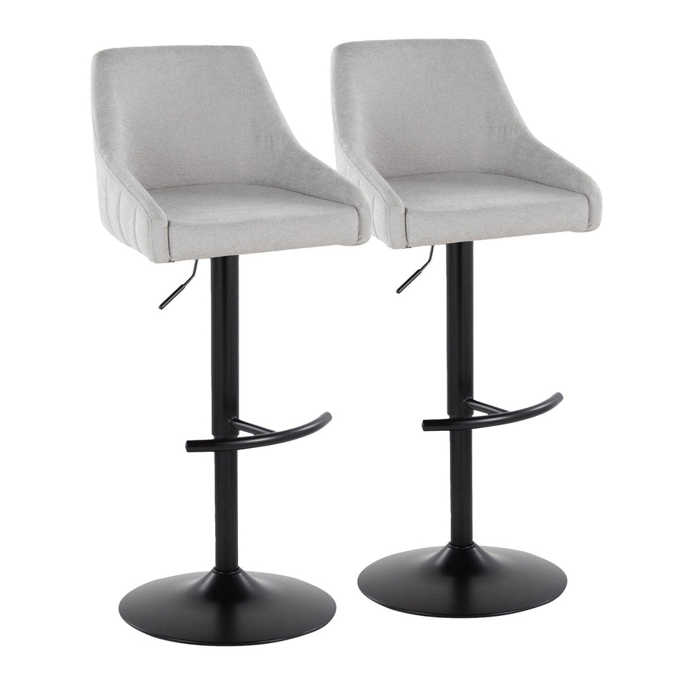 Hannah Adjustable Barstool - Set of 2