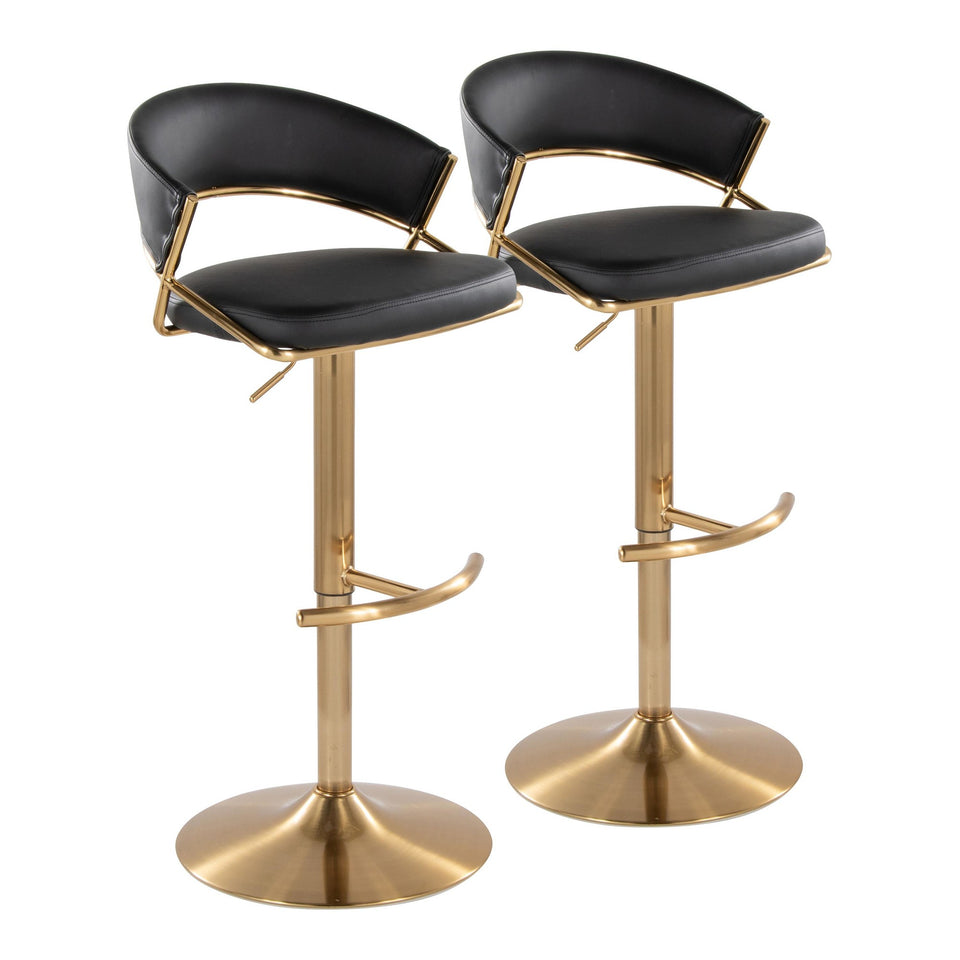 Jie Adjustable Barstool - Set of 2