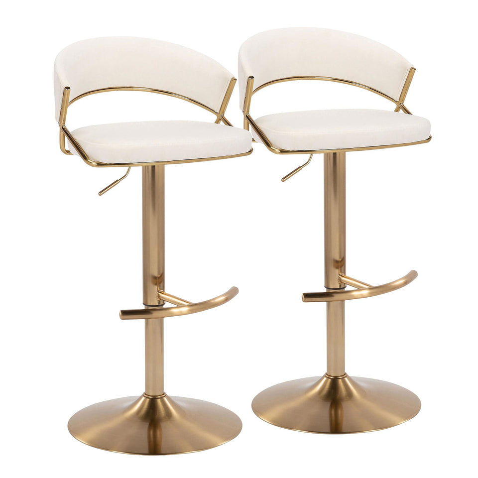 Jie Adjustable Barstool - Set of 2