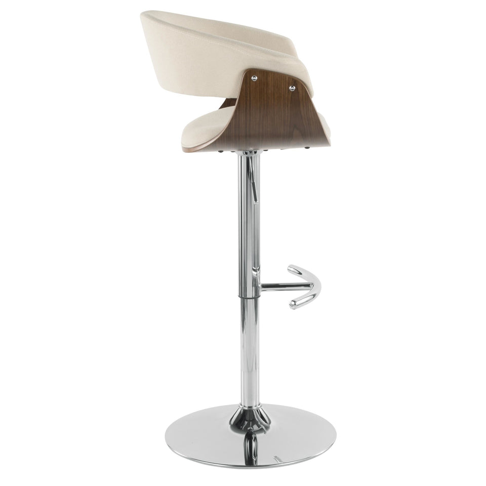 Vintage Mod Adjustable Barstool