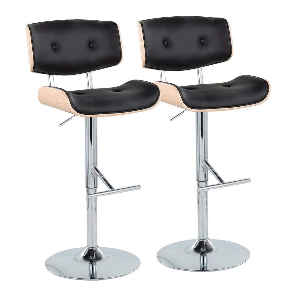 Lombardi Adjustable Barstool - Set of 2