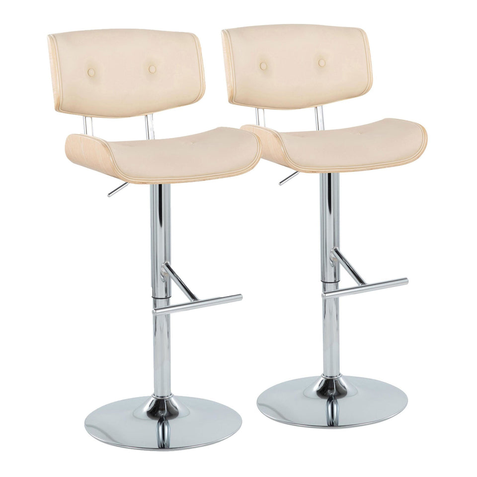 Lombardi Adjustable Barstool - Set of 2