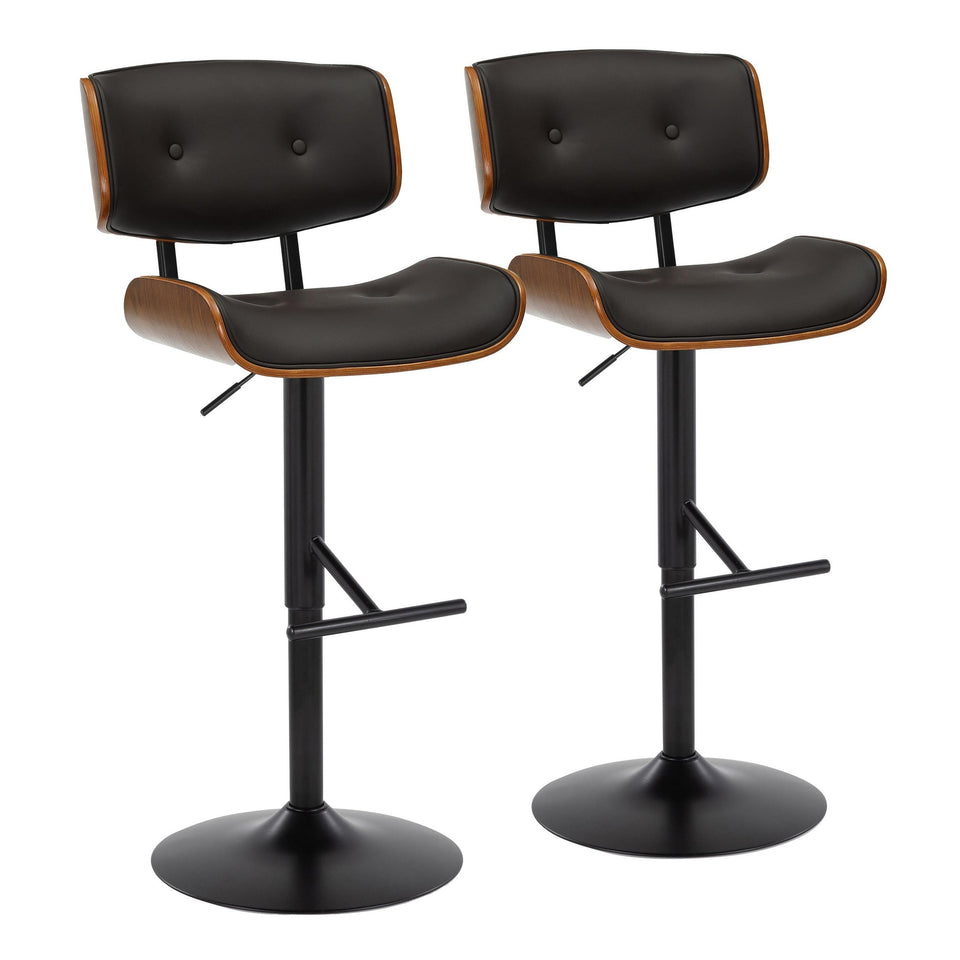 Lombardi Adjustable Barstool - Set of 2