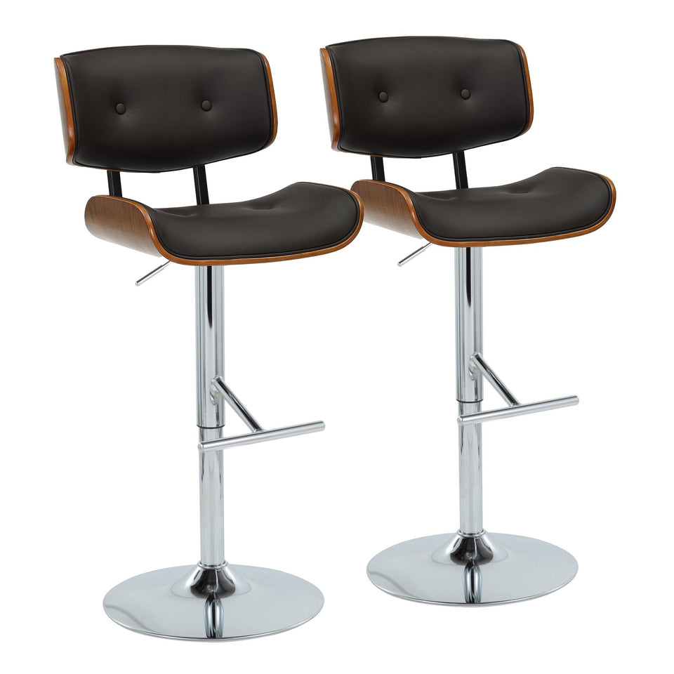 Lombardi Adjustable Barstool - Set of 2