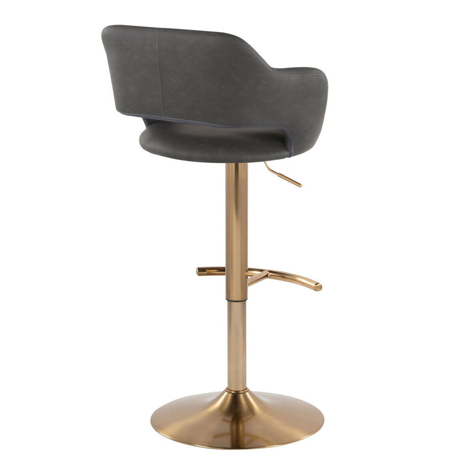 Margarite Adjustable Barstool - Set of 2