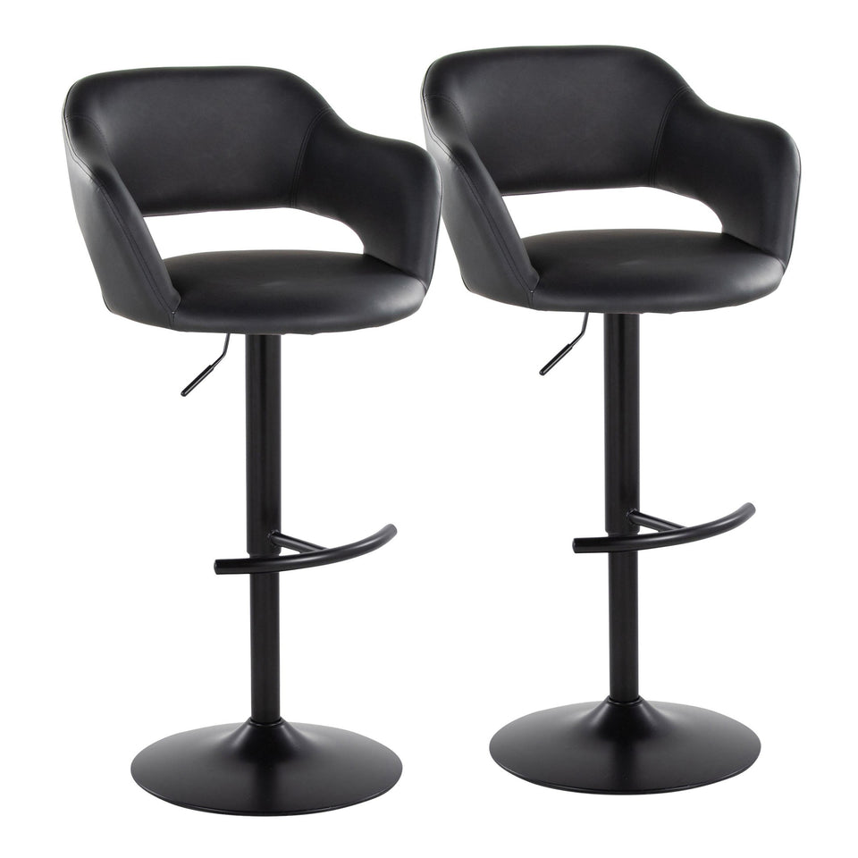 Margarite Adjustable Barstool - Set of 2