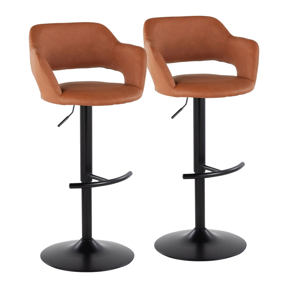 Margarite Adjustable Barstool - Set of 2