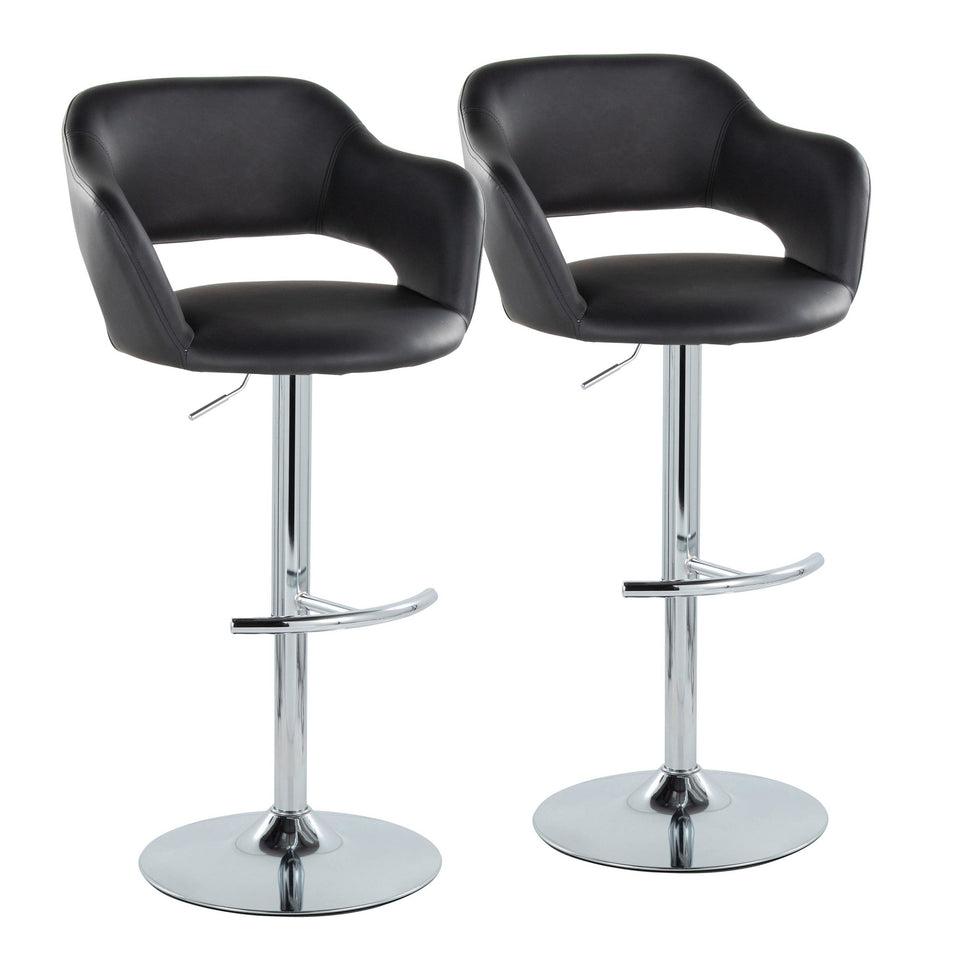 Margarite Adjustable Barstool - Set of 2