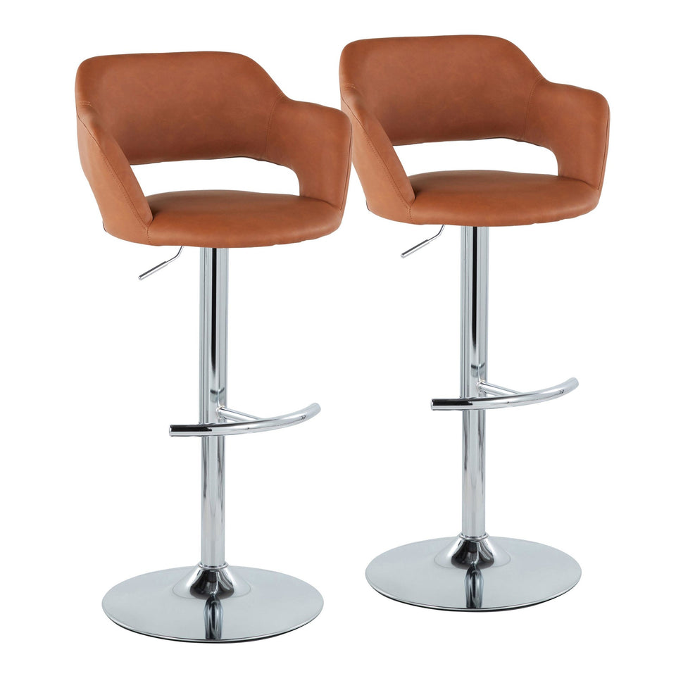Margarite Adjustable Barstool - Set of 2