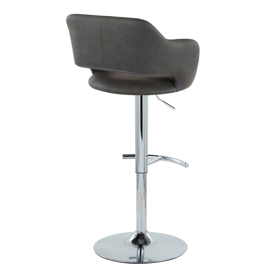 Margarite Adjustable Barstool - Set of 2