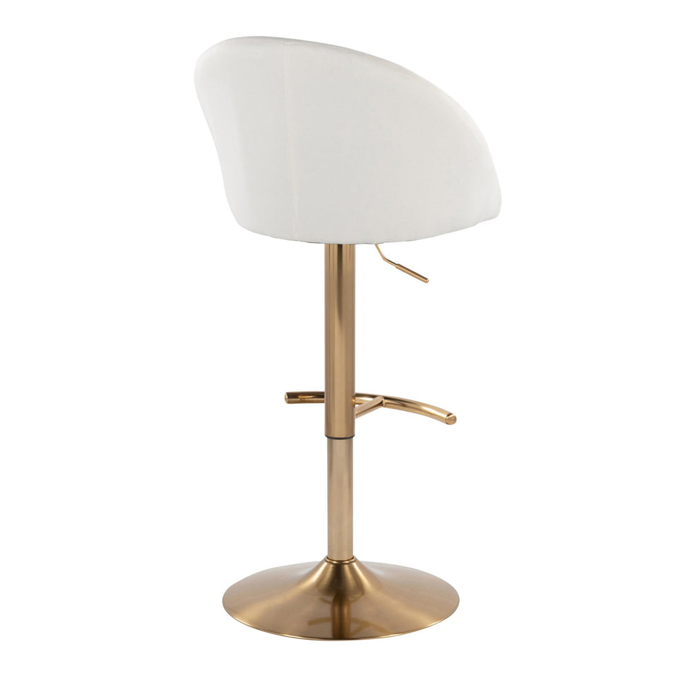 Matisse High Back Adjustable Barstool - Set of 2