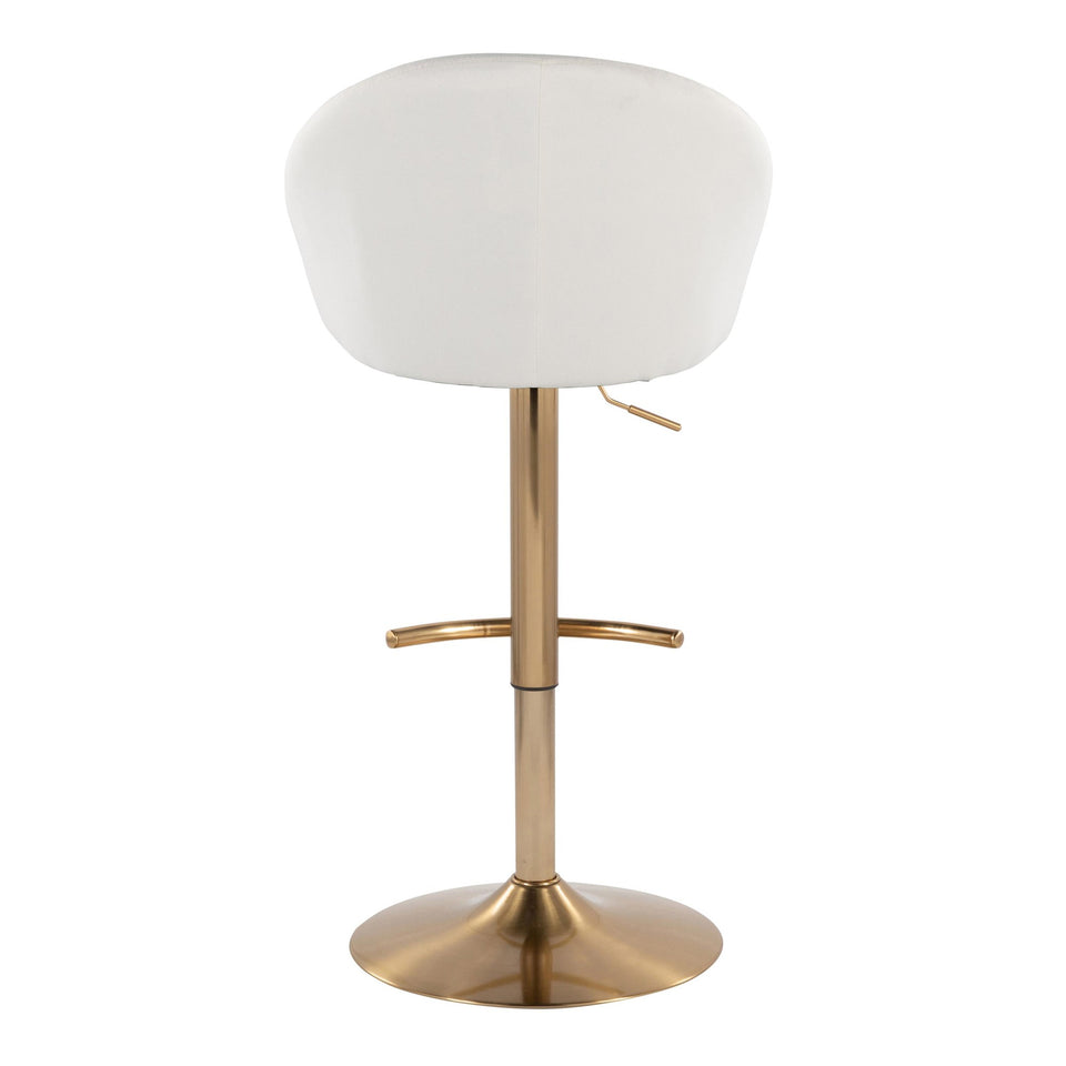 Matisse High Back Adjustable Barstool - Set of 2