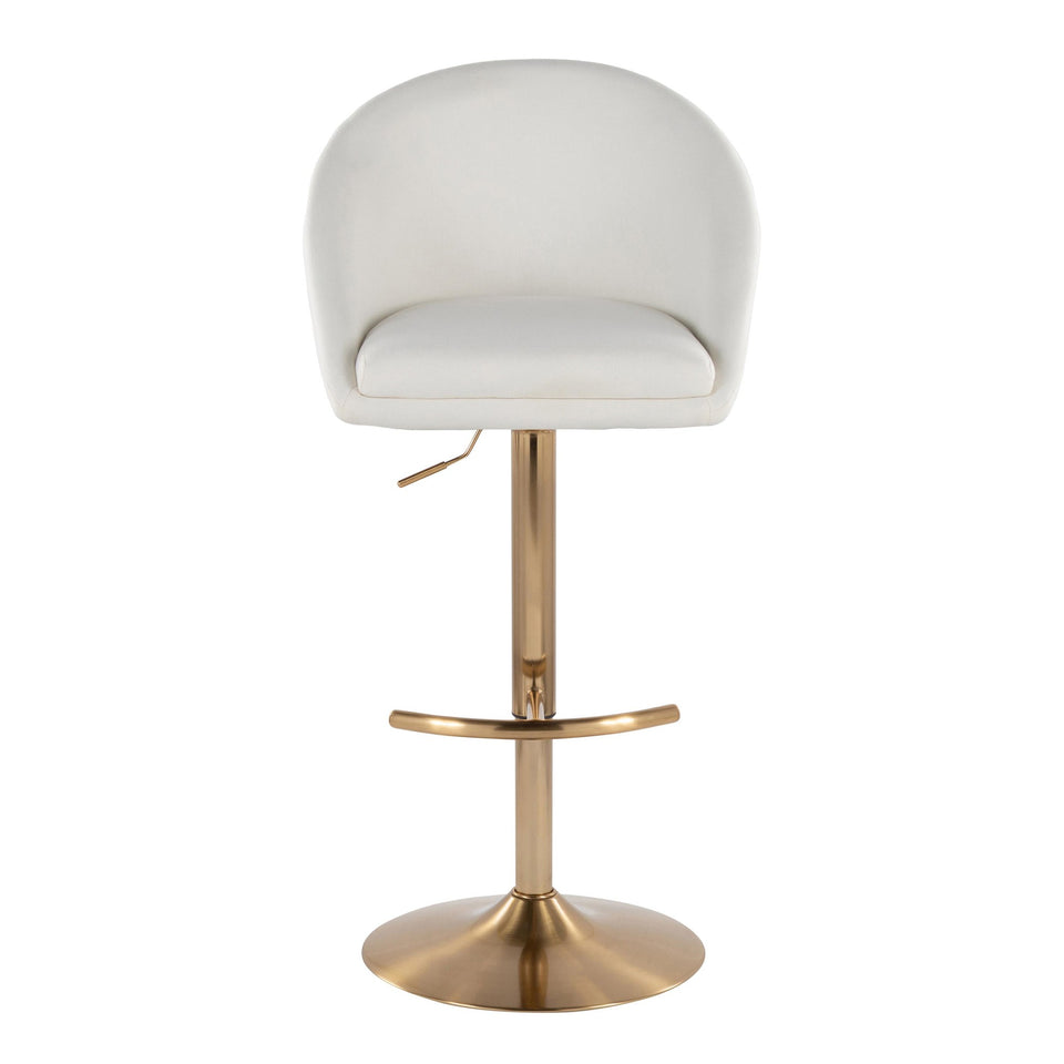 Matisse High Back Adjustable Barstool - Set of 2