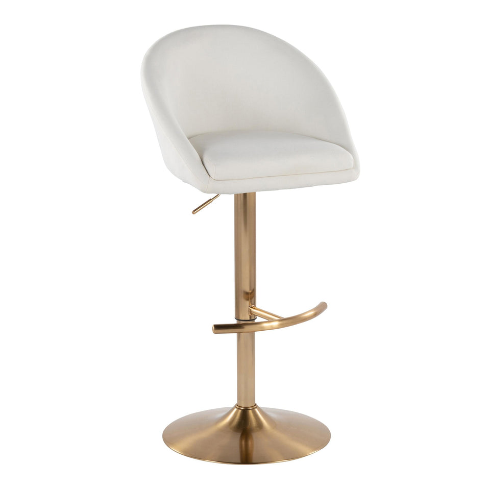 Matisse High Back Adjustable Barstool - Set of 2