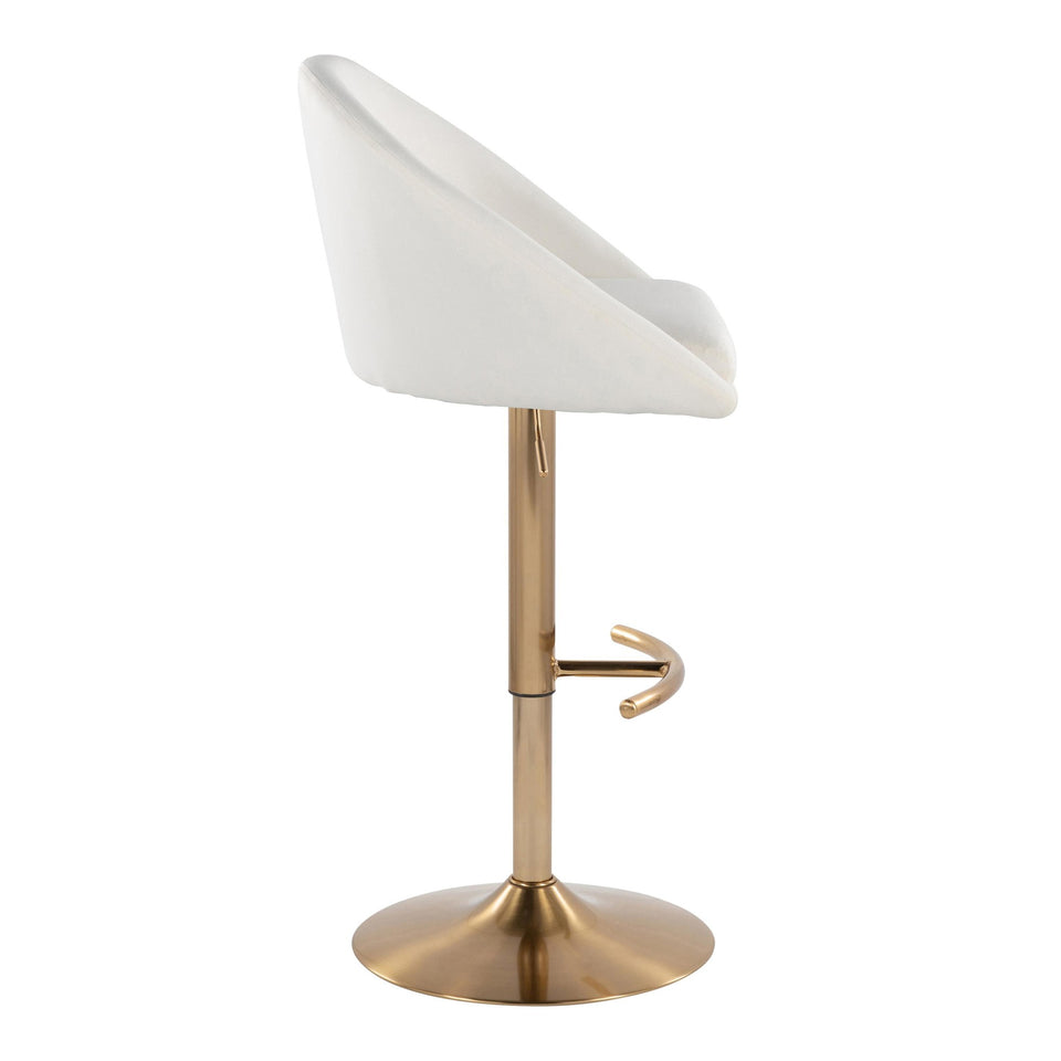 Matisse High Back Adjustable Barstool - Set of 2