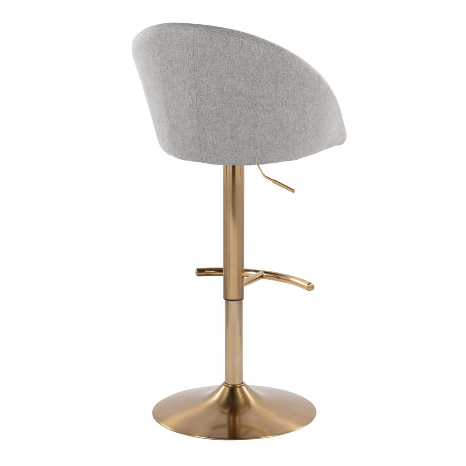 Matisse High Back Adjustable Barstool - Set of 2