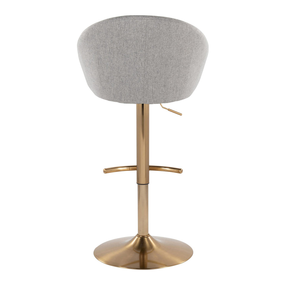 Matisse High Back Adjustable Barstool - Set of 2