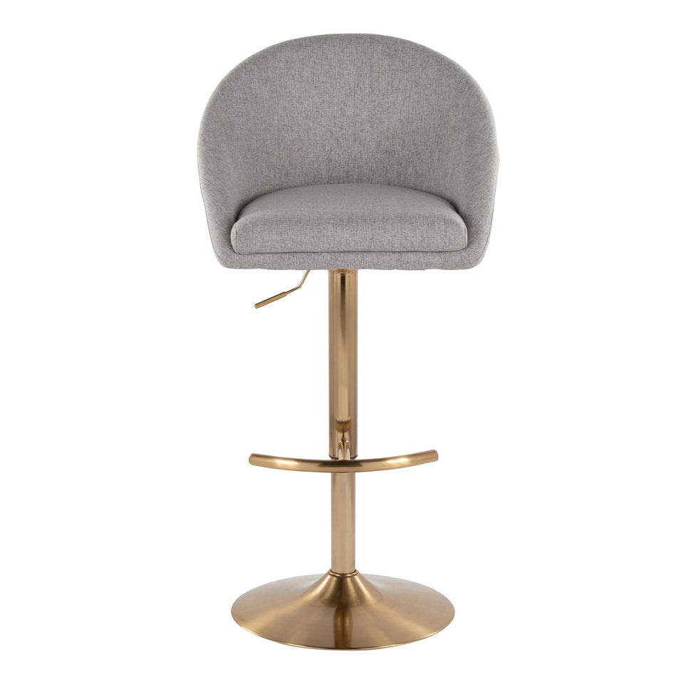 Matisse High Back Adjustable Barstool - Set of 2
