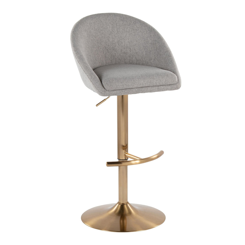 Matisse High Back Adjustable Barstool - Set of 2