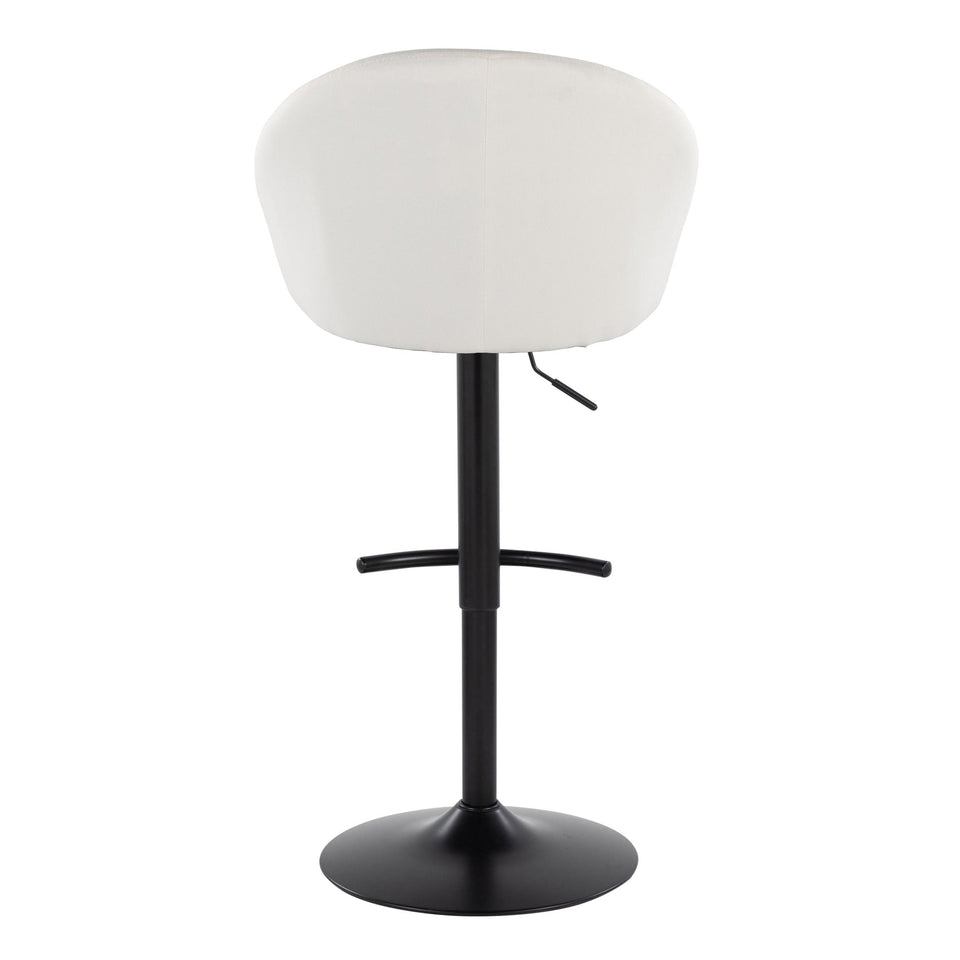 Matisse High Back Adjustable Barstool - Set of 2