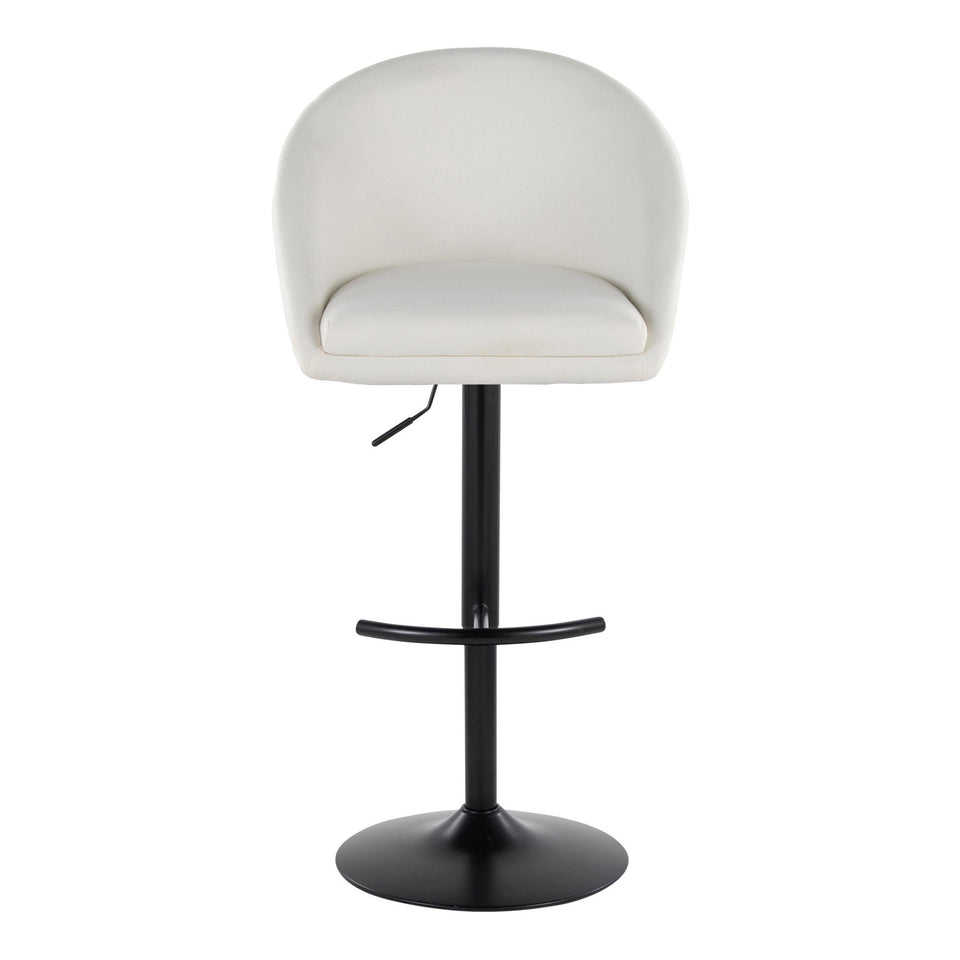 Matisse High Back Adjustable Barstool - Set of 2