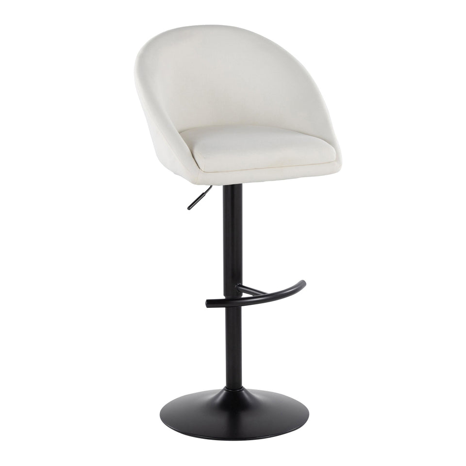 Matisse High Back Adjustable Barstool - Set of 2
