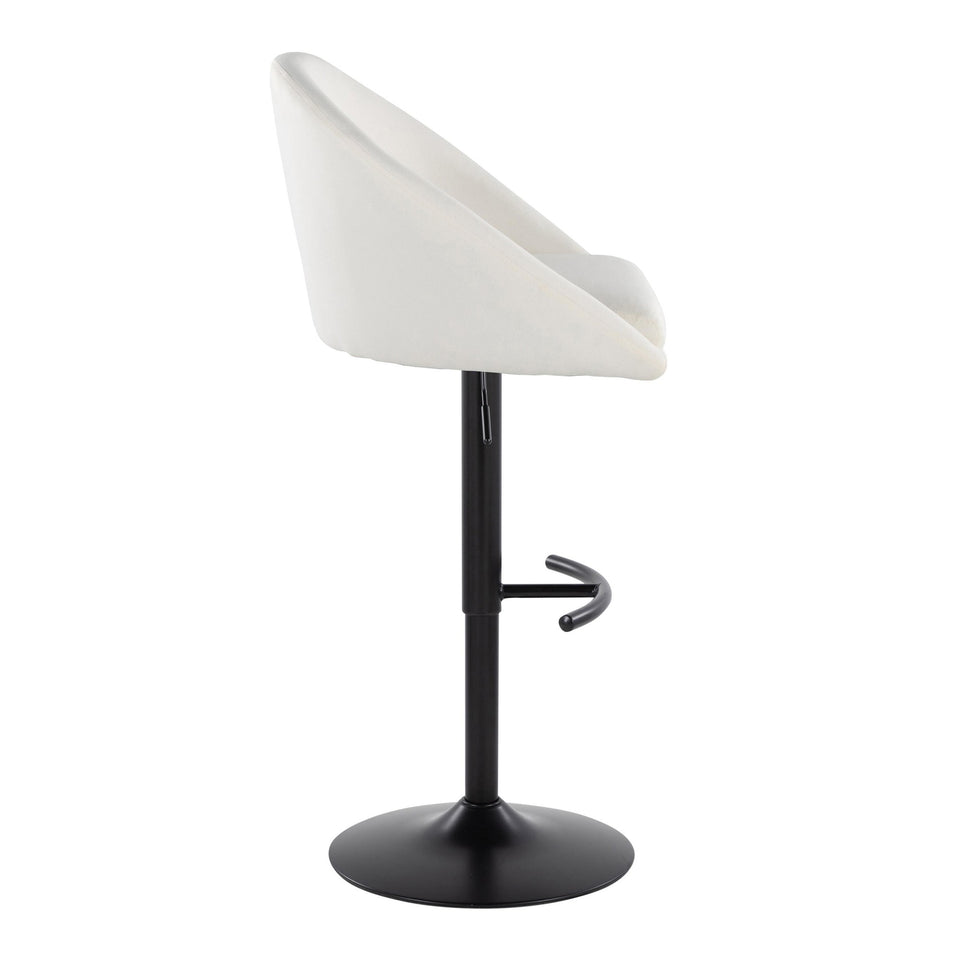 Matisse High Back Adjustable Barstool - Set of 2