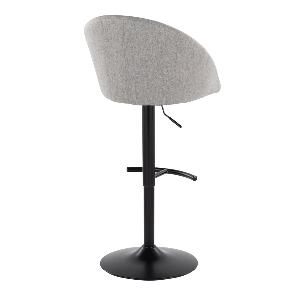 Matisse High Back Adjustable Barstool - Set of 2