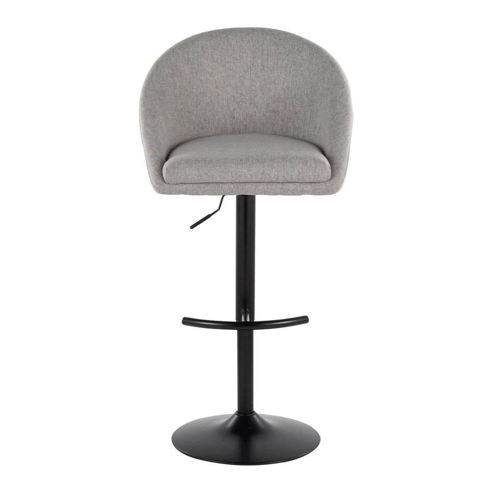 Matisse High Back Adjustable Barstool - Set of 2