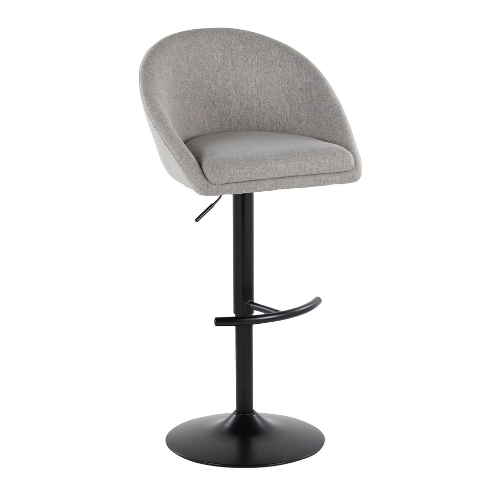 Matisse High Back Adjustable Barstool - Set of 2