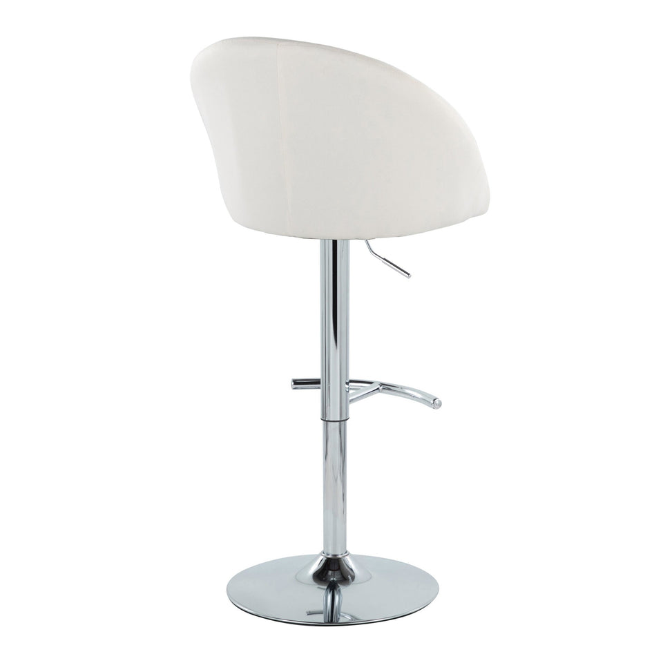 Matisse High Back Adjustable Barstool - Set of 2