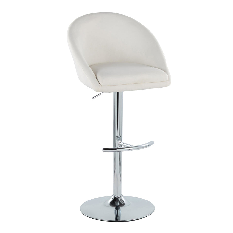 Matisse High Back Adjustable Barstool - Set of 2
