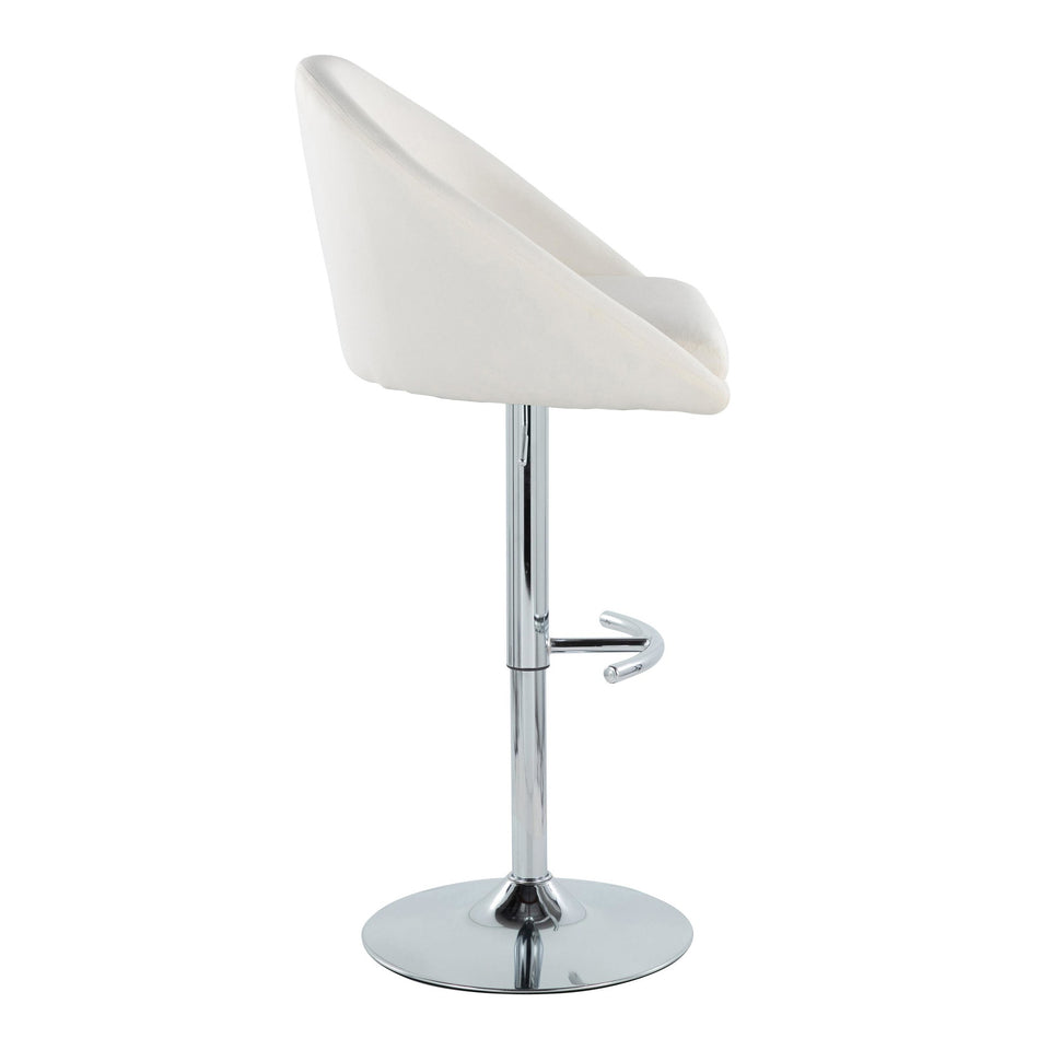 Matisse High Back Adjustable Barstool - Set of 2