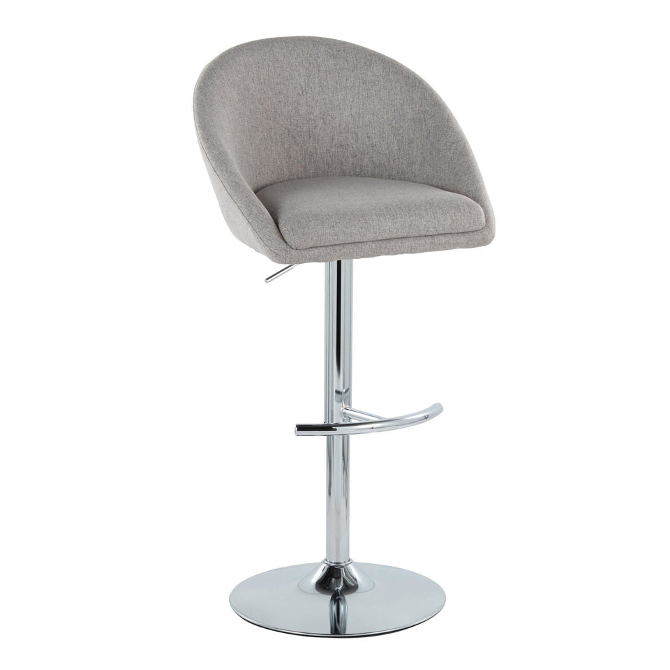 Matisse High Back Adjustable Barstool - Set of 2