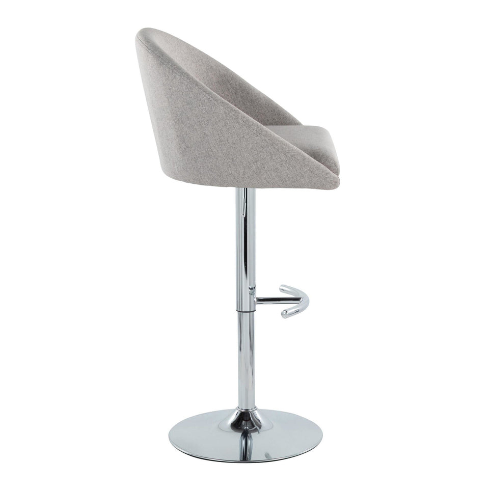 Matisse High Back Adjustable Barstool - Set of 2