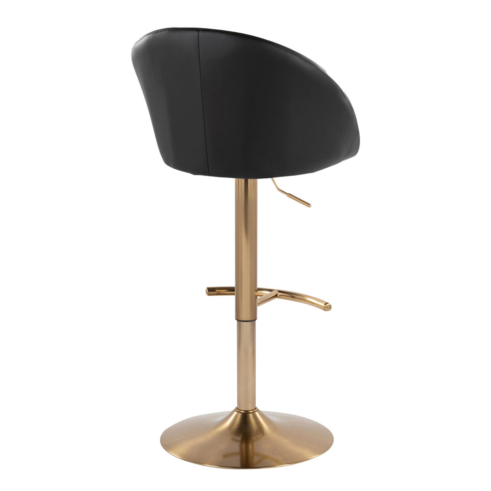 Matisse High Back Adjustable Barstool - Set of 2