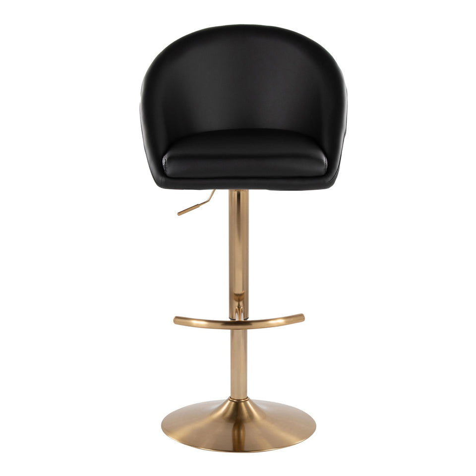Matisse High Back Adjustable Barstool - Set of 2