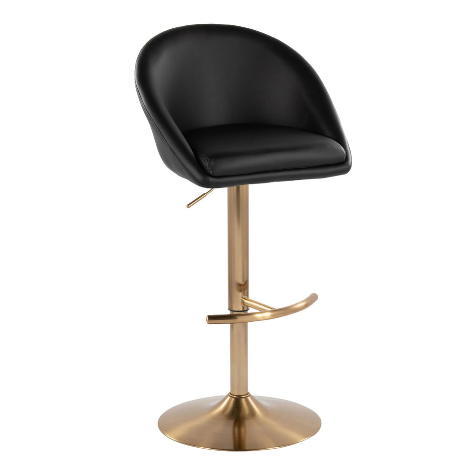 Matisse High Back Adjustable Barstool - Set of 2