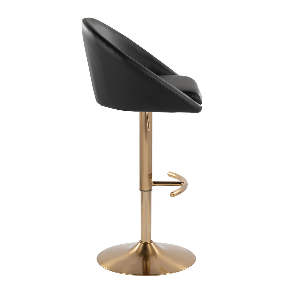 Matisse High Back Adjustable Barstool - Set of 2