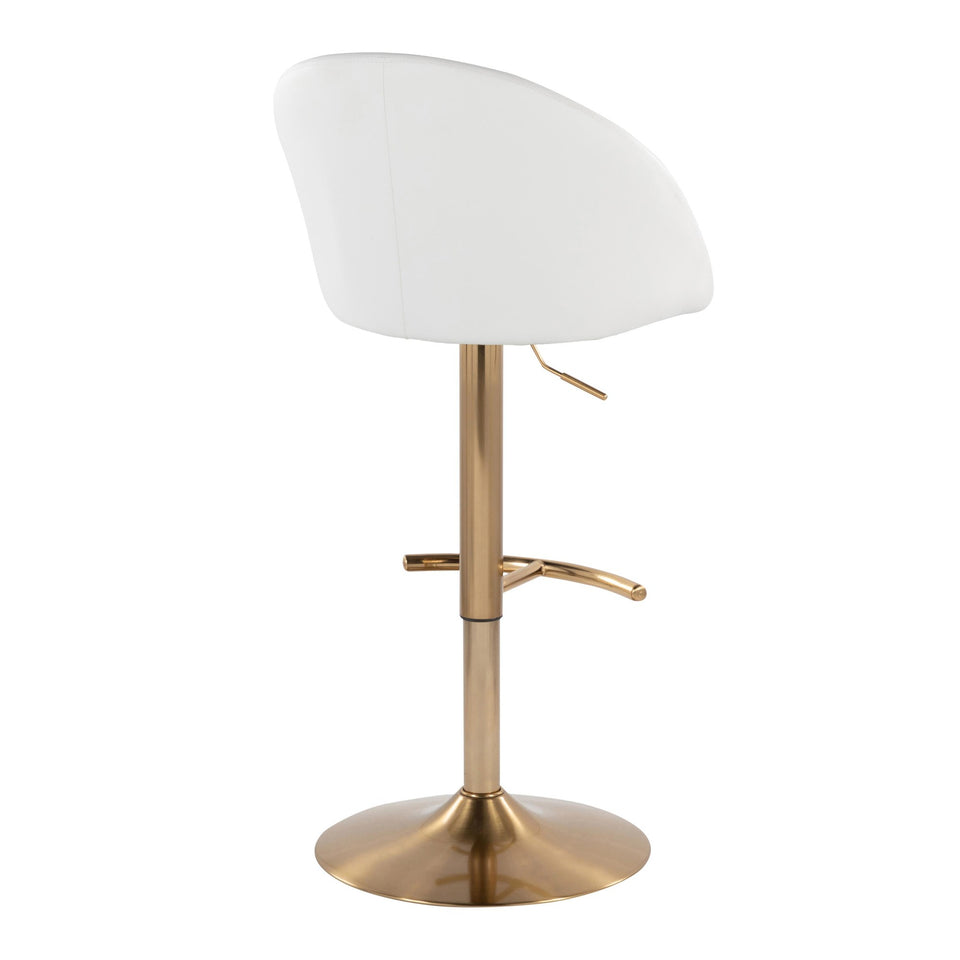 Matisse High Back Adjustable Barstool - Set of 2