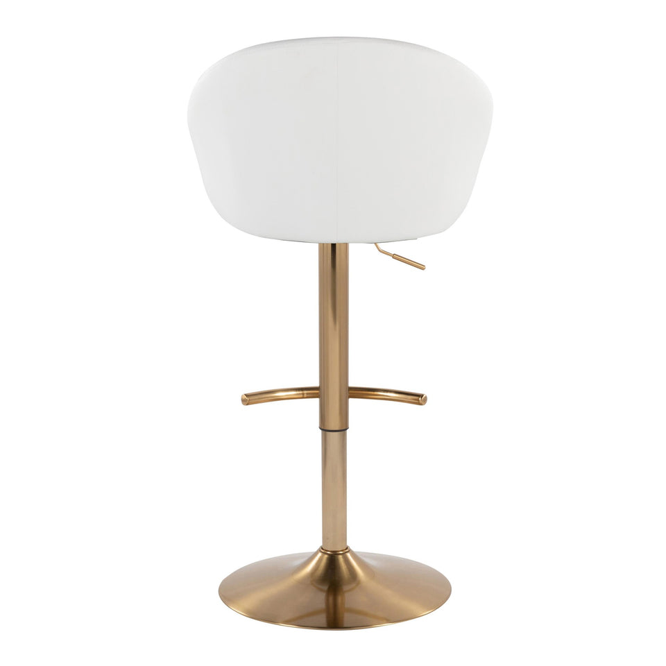 Matisse High Back Adjustable Barstool - Set of 2