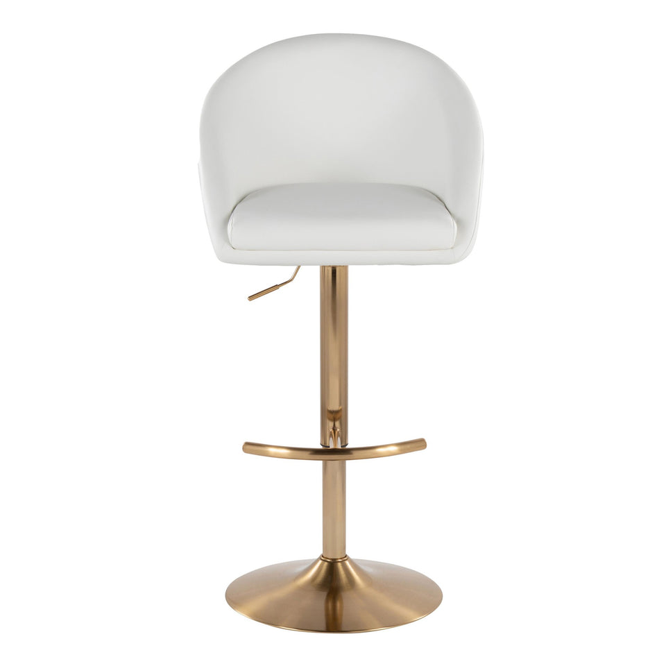 Matisse High Back Adjustable Barstool - Set of 2