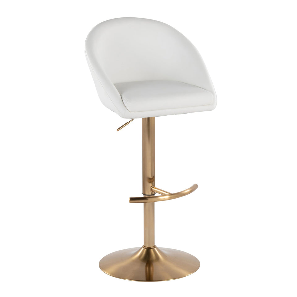 Matisse High Back Adjustable Barstool - Set of 2