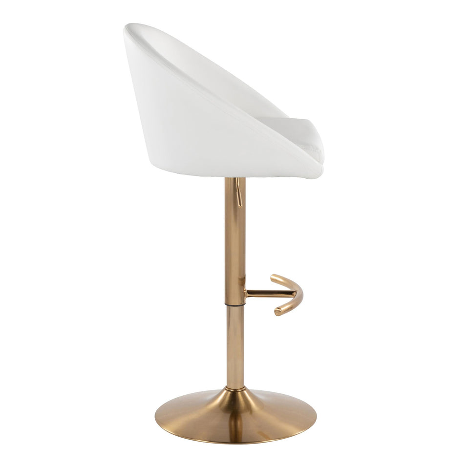 Matisse High Back Adjustable Barstool - Set of 2