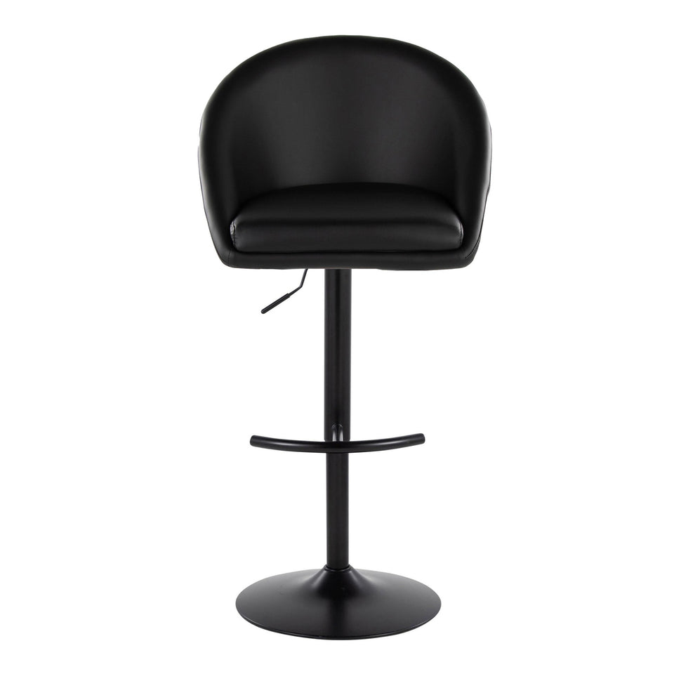 Matisse High Back Adjustable Barstool - Set of 2