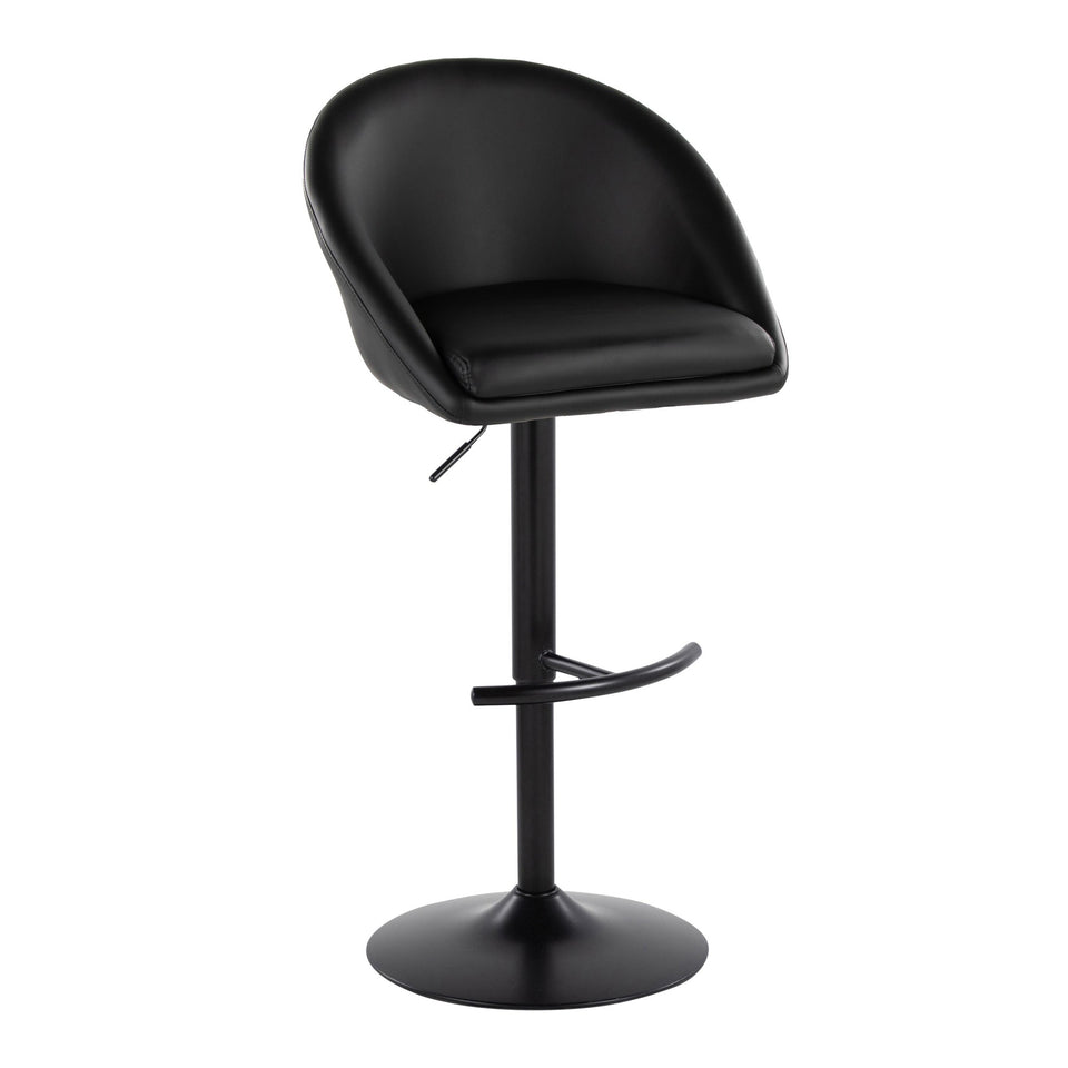 Matisse High Back Adjustable Barstool - Set of 2